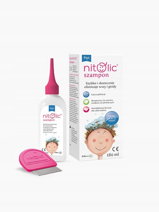 Pipi NITOLIC® šampón proti všiam a hnidám 180 ml – zdravotnícka pomôcka