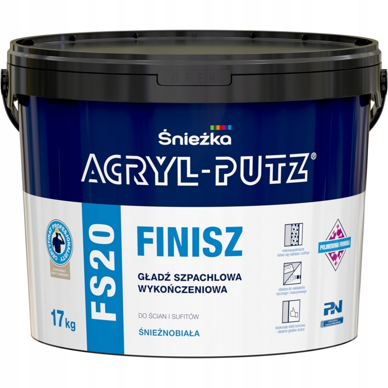 ACRYL-PUTZ FINISH FS20 17kg - hotová omietka