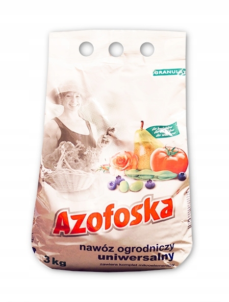 Azofoska viaczložkové hnojivo granulát 3 kg