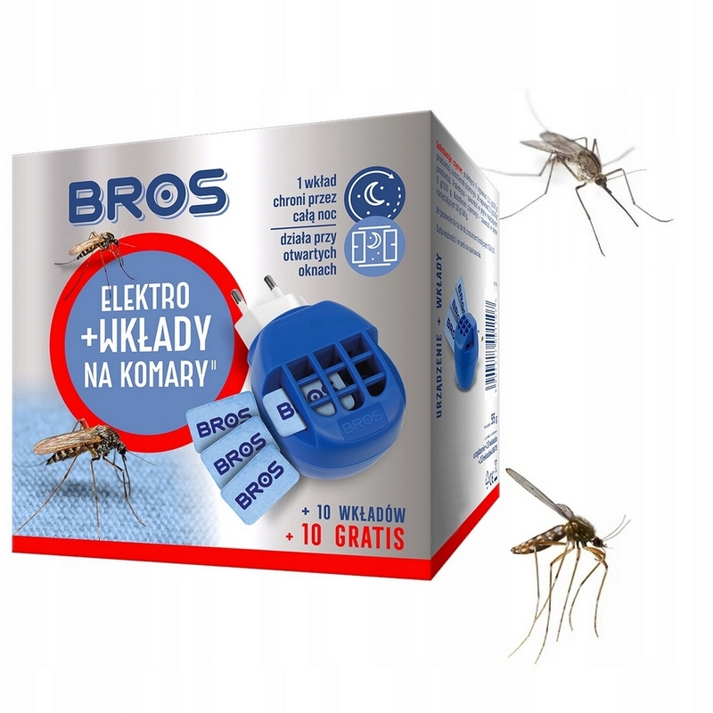 Elektro+vložky proti komárom Bros 010 0,25 kg