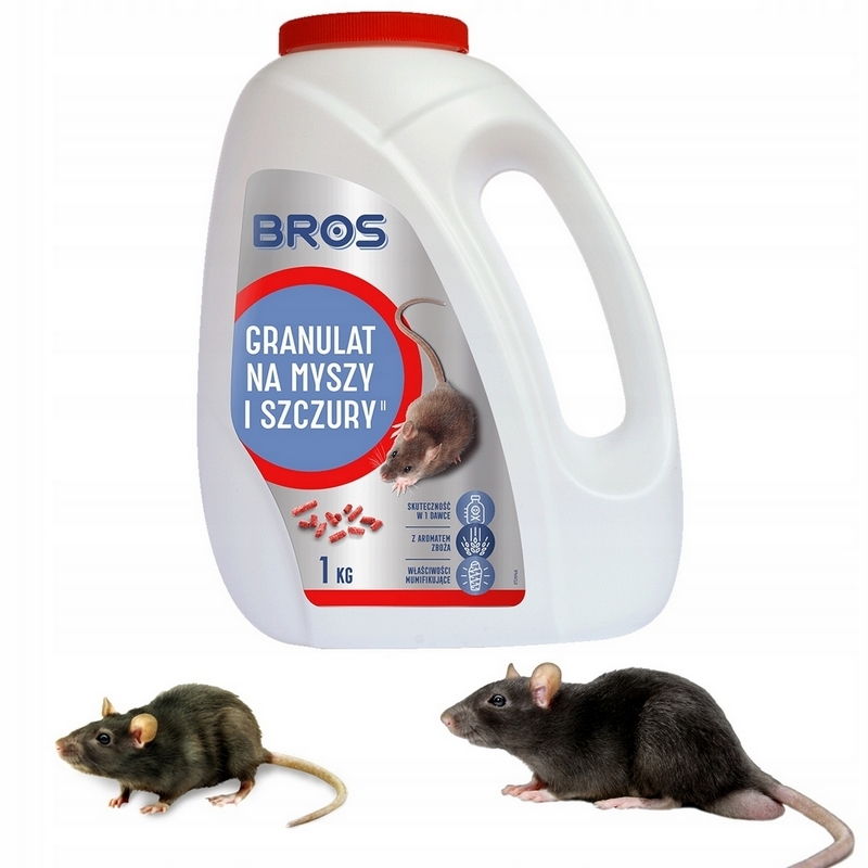 Granule pre myši a potkany Bros. 1 kg