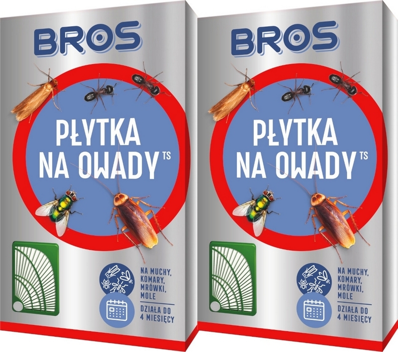 Pasca na šváby, komáre, mole, mravce, muchy, ploštice, strieborné rybky Bros 0,15 kg