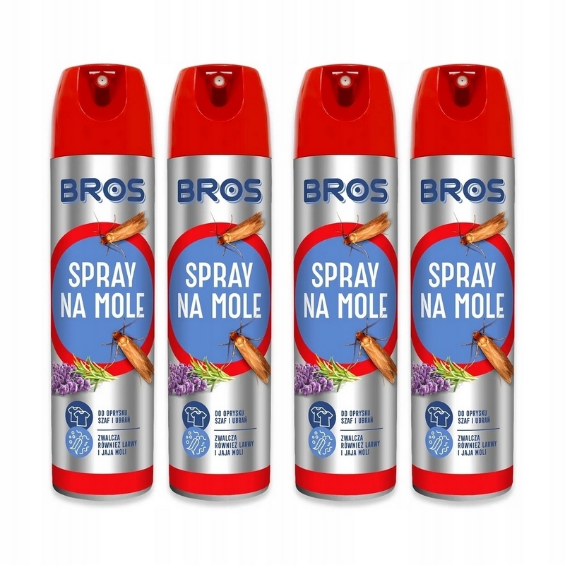 Aerozol przeciuko molom Bros 150 ml