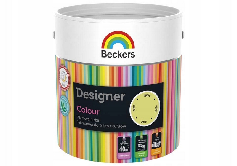 Farba na - Latexová farba Beckers 2,5 l Apple Designer Color