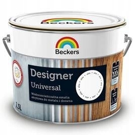 Farba - Beckers smaltovaný dizajnér Universal BIELY 2,5l