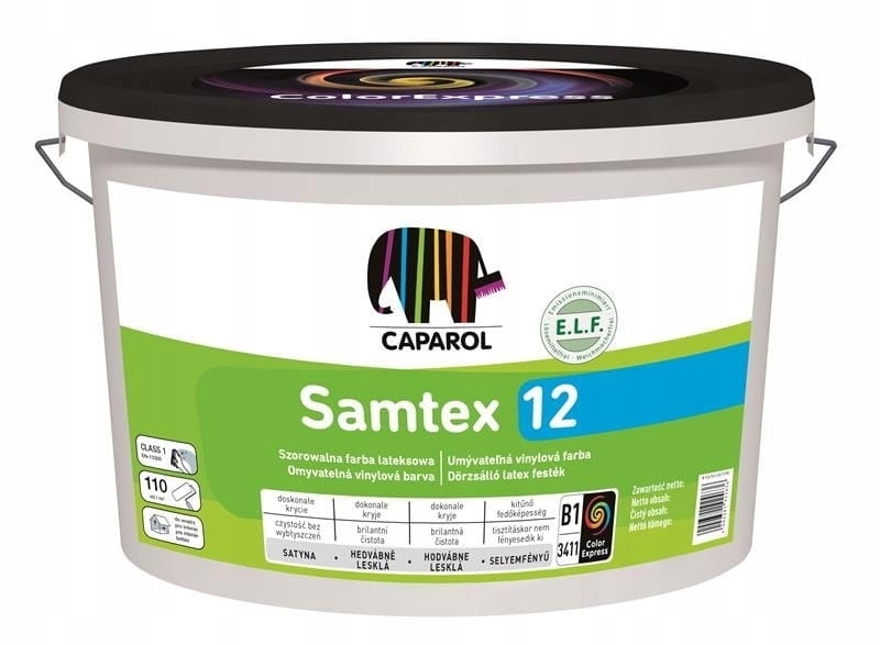Farba na - Caparol Samtex 12 latexová saténová farba 2,5 L b