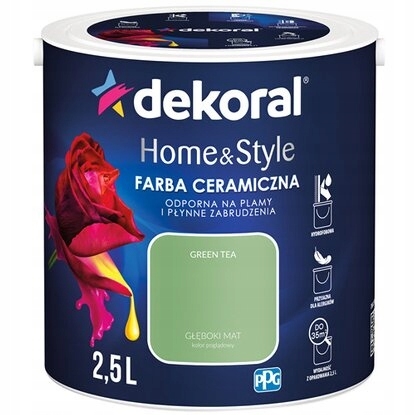 Farba na - DEKORÁLNY KERAMICKÝ DOMOV A ŠTÝL 2,5l ZELENÝ ČAJ
