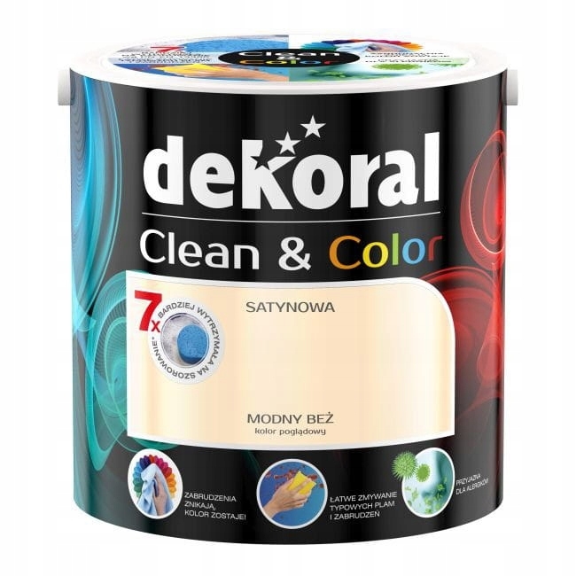 Farba na - DEKORÁLNE ČISTÉ A FARBY 2,5 l MODERNÁ BÉŽOVÁ