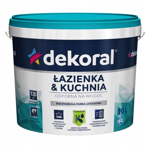 Farba na - DEKORÁLNA LATEXOVÁ PAINTOVÁ KÚPEĽŇA & BIELA KUCHYNĚ