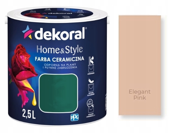 Farba na - DEKORAL Home & Style 2,5 L, elegantná ružová