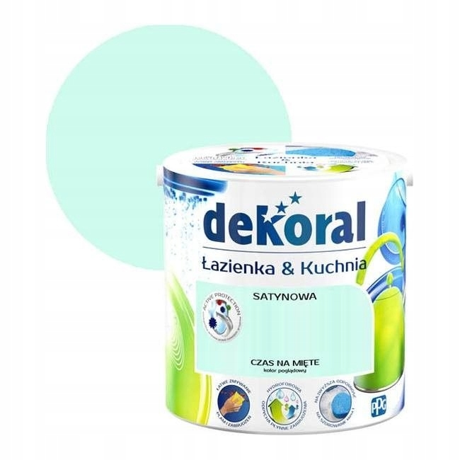 Farba na - DEKORÁLNA KÚPEĽŇA A KUCHYŇA 2,5 L ČAS NA MÄTU