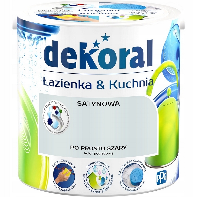 Farba na - DEKORÁLNA KÚPEĽŇA & KUCHYNĚ jednoducho šedá 2,5L