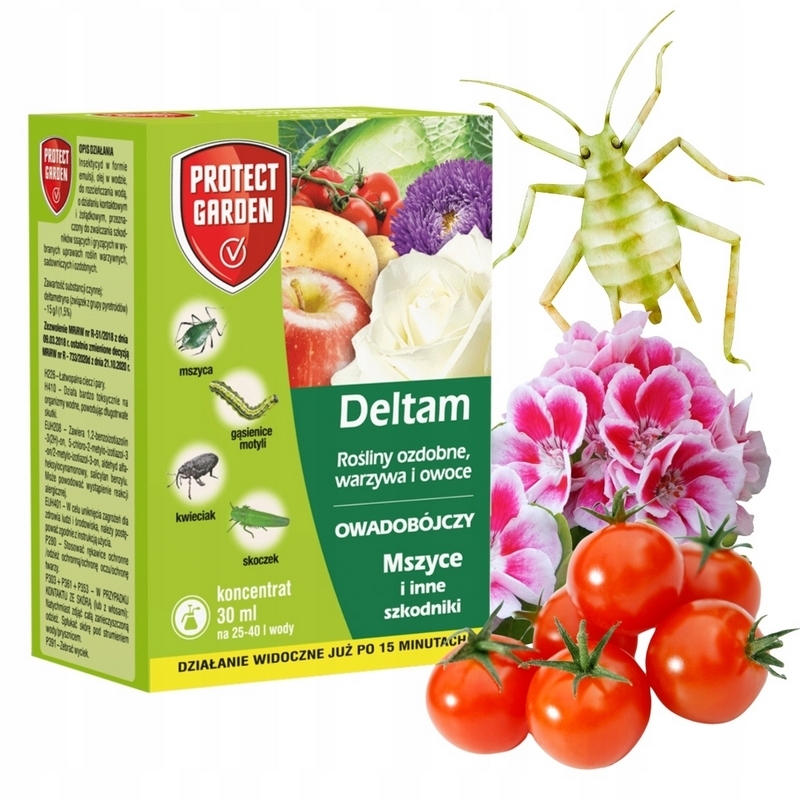 DELTAM INSECTICIDE 30ML VOŠKA FLOWER HUMPER PROTECT GARDEN