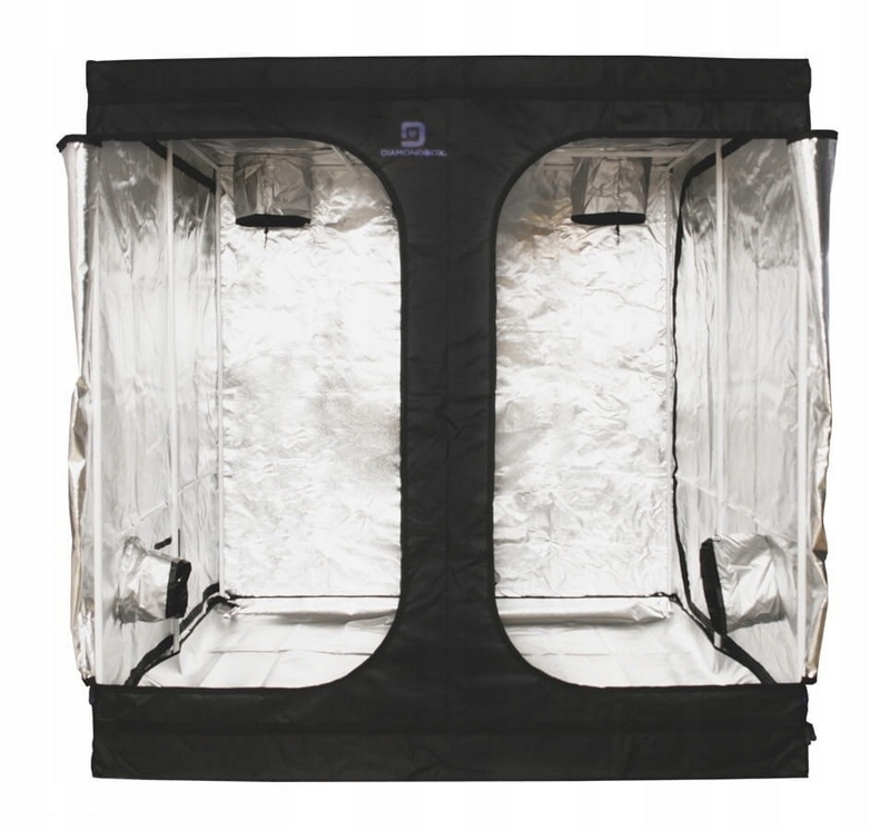 DIAMOND BOX - STRIEBORNÁ RIADKA 200, 200x200 x200cm