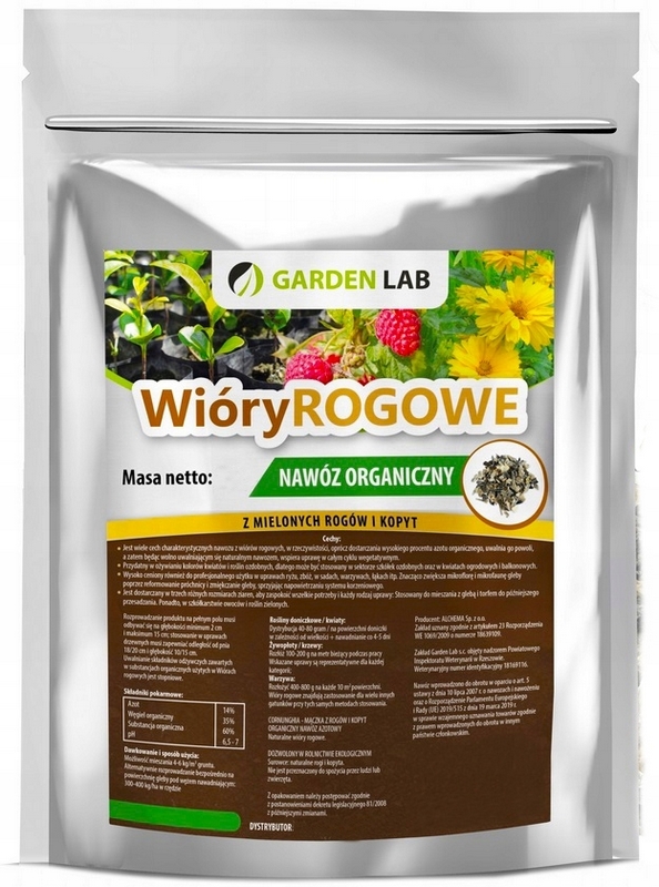 Organické, prírodné hnojivo Garden Lab 3 kg