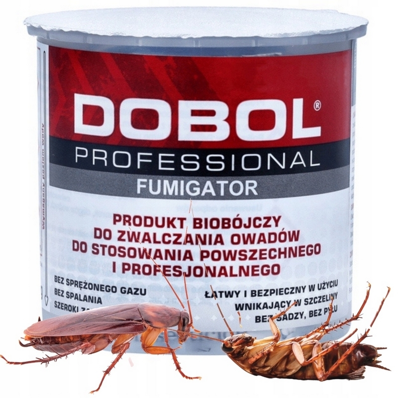 Dymovnica proti švábom, kliešťom, komárom, moliam, mravcom, muchám, osám, pavúkom, blchám, plošticiam Dobol 0,01 kg