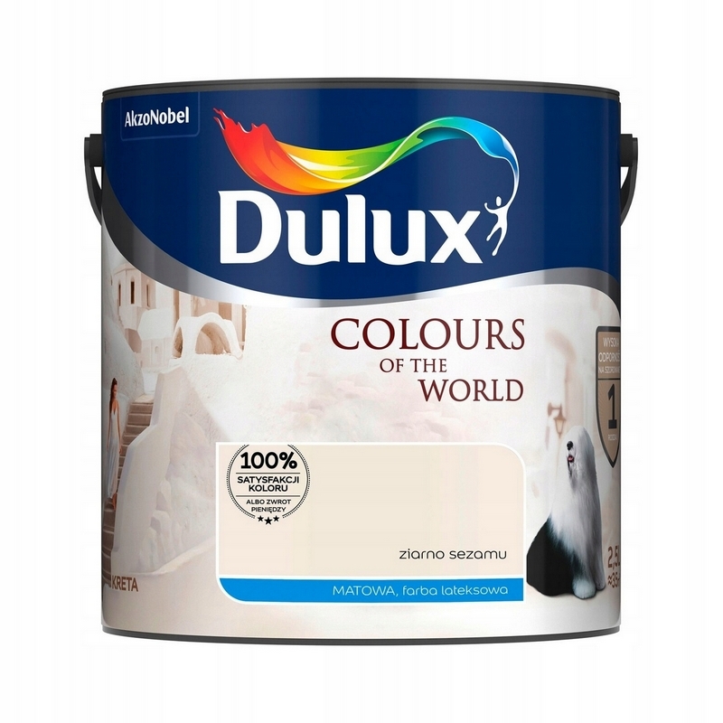 Farba na - Dulux Colors of the World maľuje 2,5 l sezamových semienok