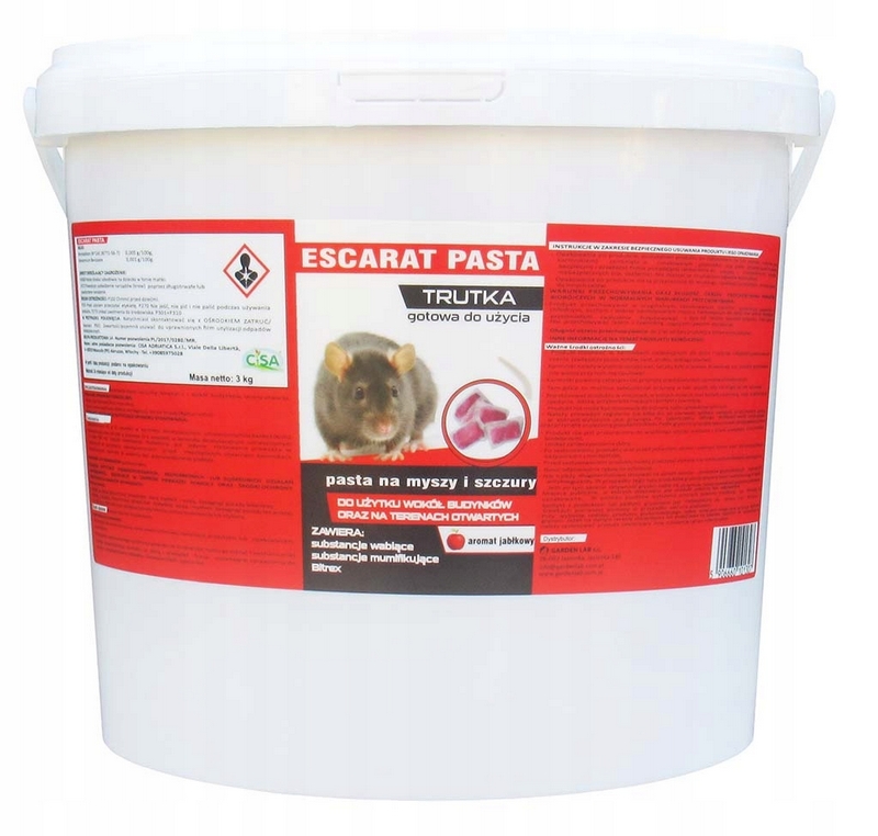 ESCARAT PASTE 3KG - pre myši a potkany aromatické