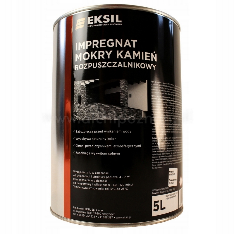 Farba, lak - Efekt WET STONE pre betón, kameň, kocky 5L