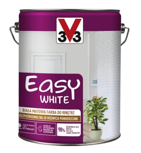 Farba na - F-BA 2W1 EASY WHITE MAT 3V3 5L