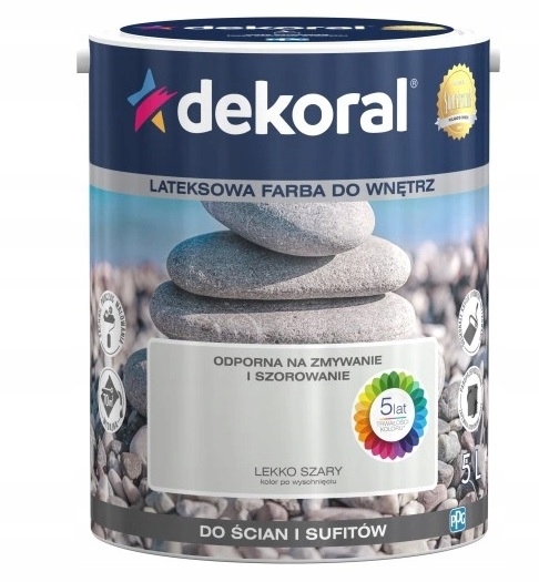 F-BA „ACRYLITE W“ RIADKE ŠEDÉ 5L