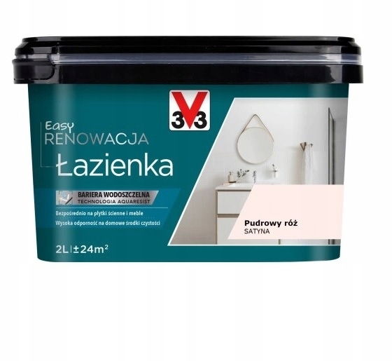 Farba na - F-BA ĽAHKÁ RENOVÁCIA KÚPEĽNE 3V3 PRÁŠK RUŽOVÝ 2L