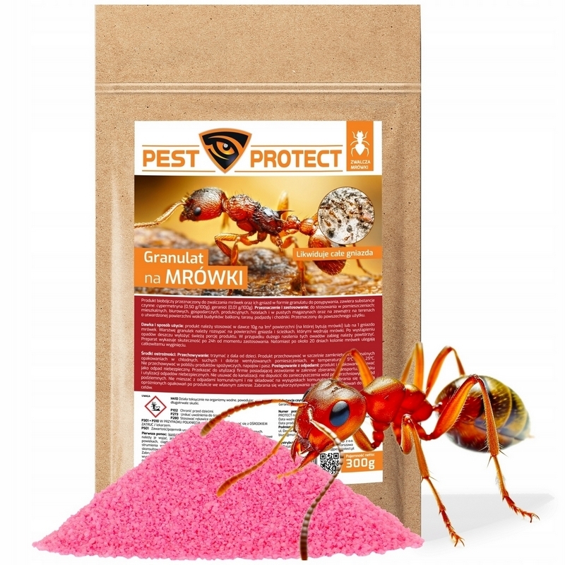 PEST PROTECT prášok proti mravcom 0,3 kg 500 ml