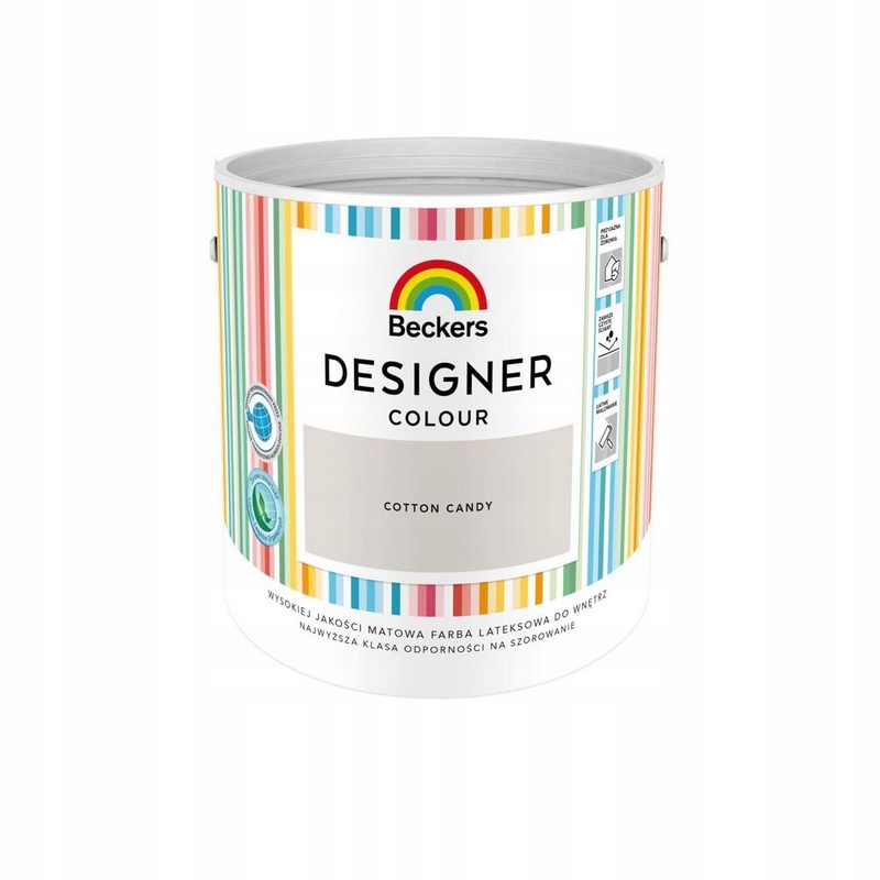 Farba na - BECKERS DESIGNER COLOR PAINT 5l BAVLNA CANDY