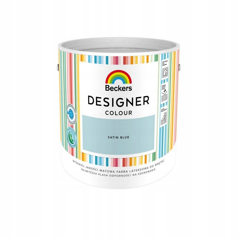 Farba na - BECKERS DESIGNER COLOR PAINT 5l SATIN BLUE