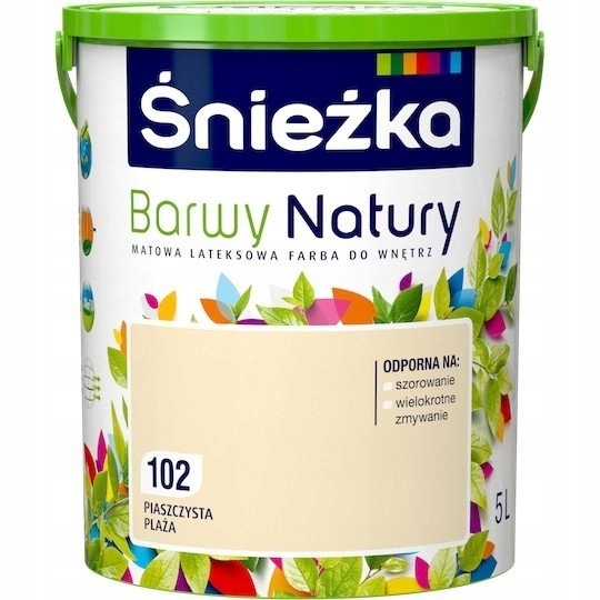Farba na - ŚNIEŻKA MAĽUJTE FARBY PRÍRODY 5l SANDY PLÁŽ