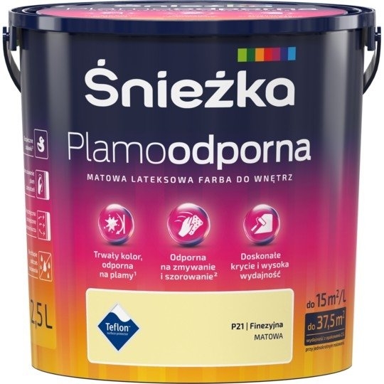 Farba na - FARBA ODOLNÁ VOČI SNOWKA 2,5 l FINESY P21