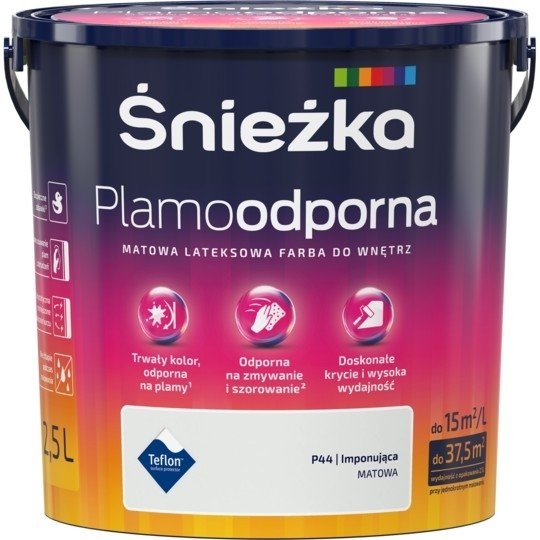 Farba na -  SNOWKA STAIN ODOLNÁ BARVA 5l Pôsobivá P44
