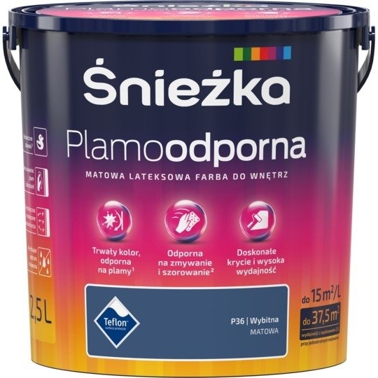 Farba na -  SNOWKA STAIN ODOLNÁ BARVA 5l VNÚTORNÁ P36