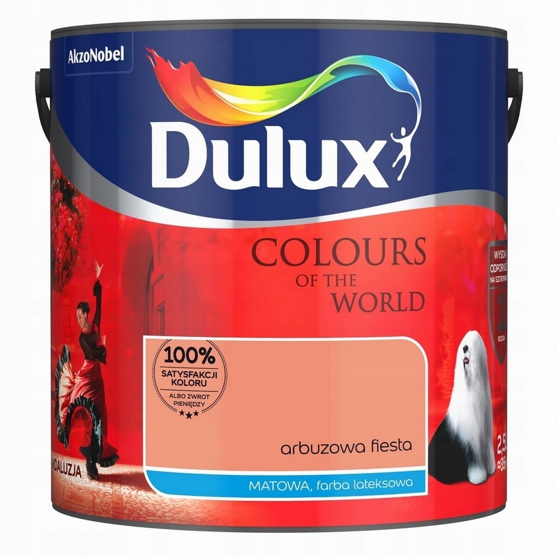 Farba na -  Farba Dulux Colors of the World Watermelon FIESTA 2,5 l