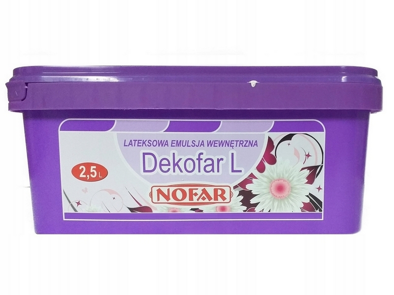 Farba na - Dekoratívna latexová farba 58 farieb 2,5L