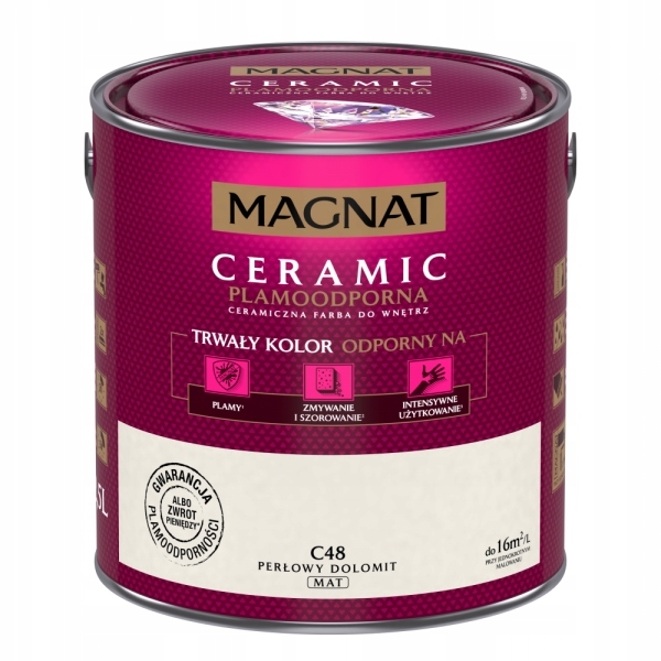 Farba na - Farba Magnat Ceramic 5L C48 Pearl Dolomite