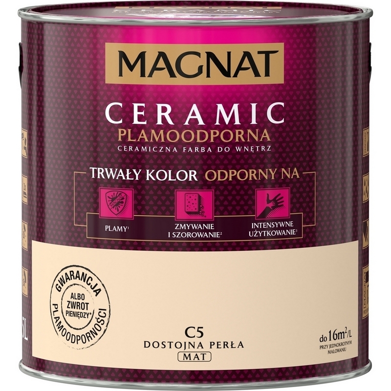 Farba na - Farba Magnat Ceramic C5 Distinguished Perła 2,5L