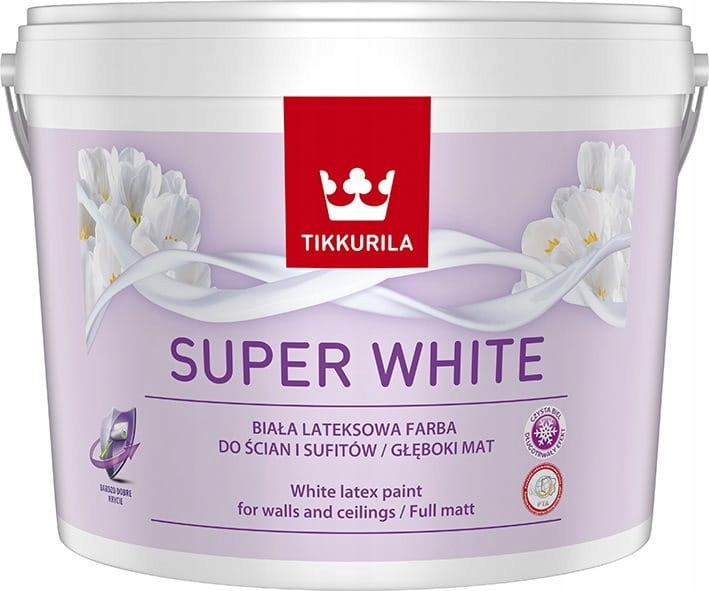 Farba na - Farba Tikkurila SUPER BIELA 2,5 L BIELA