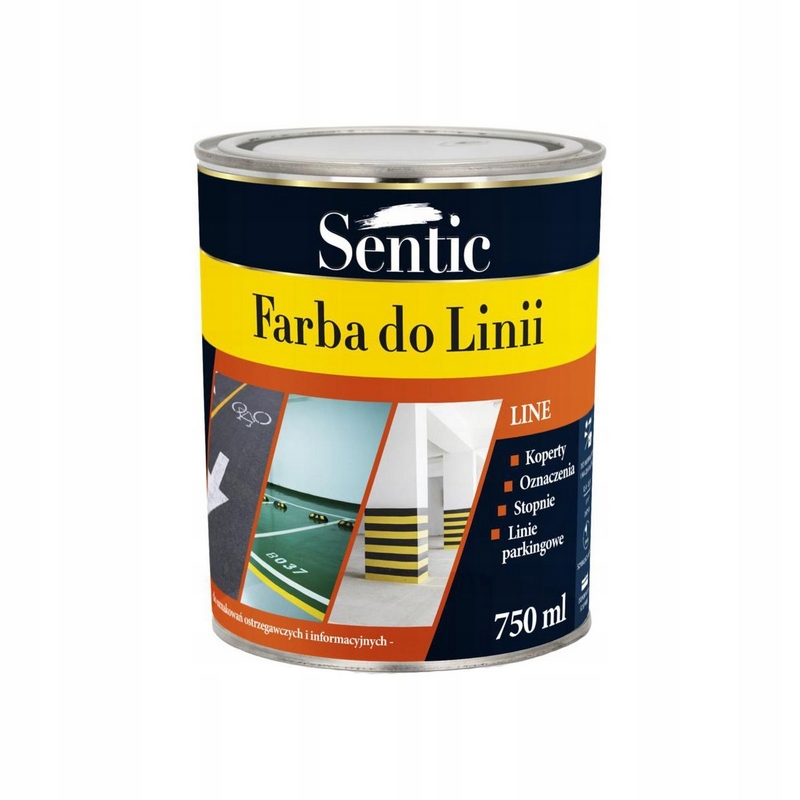 Farba - Podlahová farba FOR THE LINE 0,75 l SENTIC biela