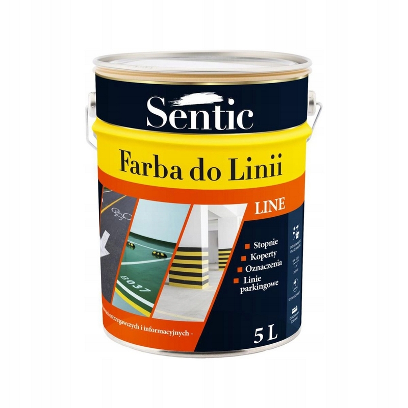 Farba - Podlahová farba NA 5 L LINE SENTIC biela