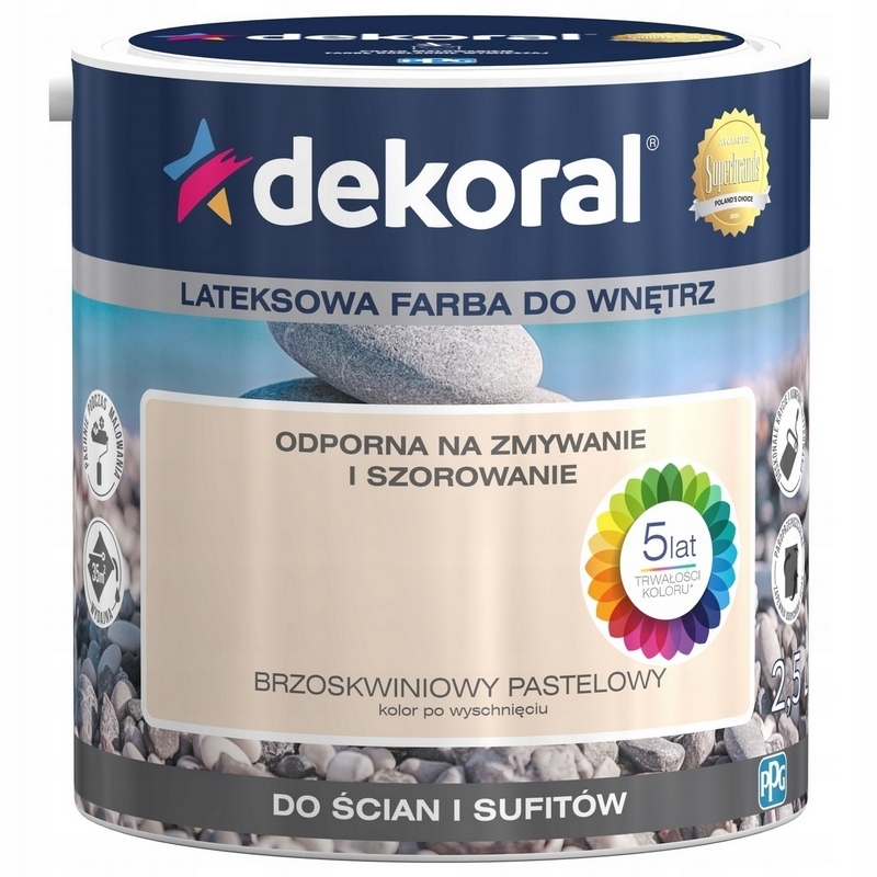 Farba na - Interiérová farba DEKORAL 2,5L PEACH PASTEL