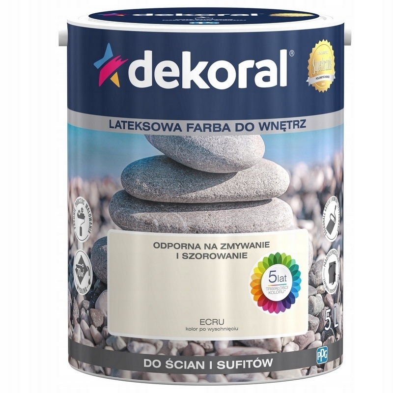 Farba na - Interiérová farba DEKORAL 5L ECRU