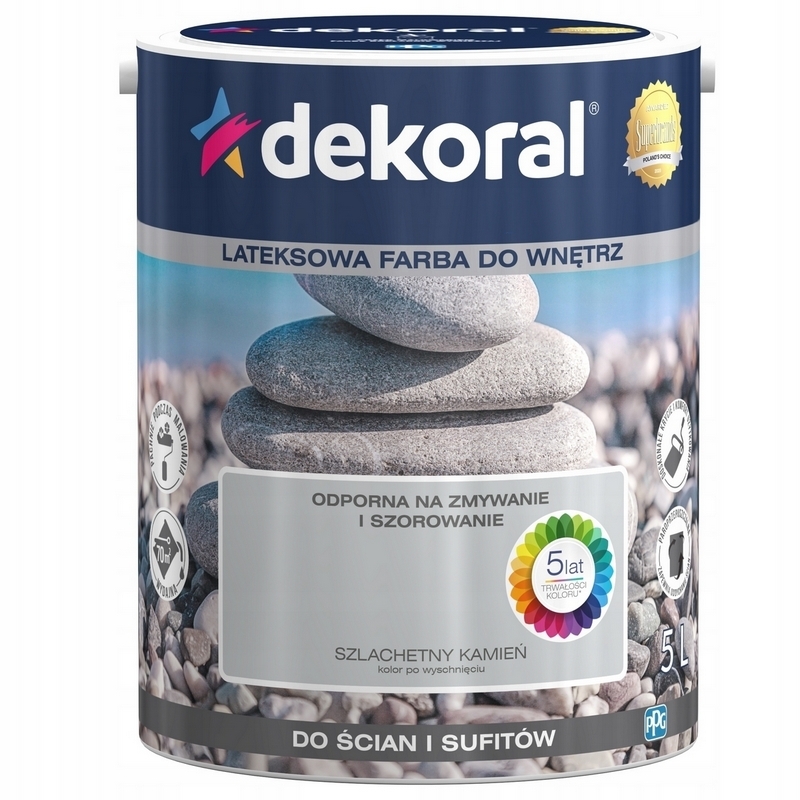 Farba na - Vnútorná farba DEKORAL 5L UHLÍKOVÝ KAMEN