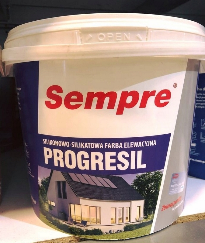Farba na - Semperová fasádna farba PROGRESIL 10l