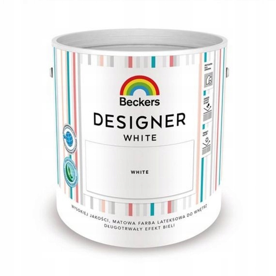 Farba na - Beckers Designer White latexová farba 2,5L