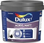 Farba na - Latexová farba Dulux Acryl Matt biela 3l