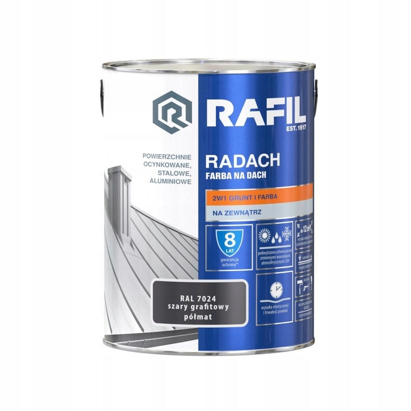 Strešná farba RADACH 5 l RAL-7024 Grafitovo šedá