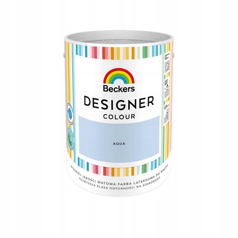 Farba na - FARBA DESIGNERA 5l interiérová farba Aqua BECKERS