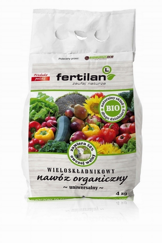 Organické, prírodné hnojivo Poltops granule 4 kg