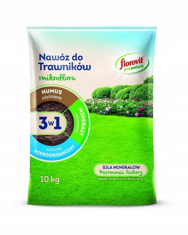 Hnojivo Florovit MIKROFLORA 3v1 na trávniky 10kg